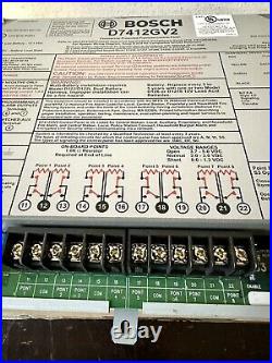 Bosch D7412GV2 Commercial Protected-Premises Fire Burglar Warning Control Panel