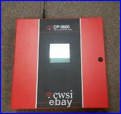 CWSI/Johnson Controls Fire Alarm Control Panel CP-3600