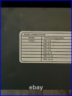 Edwards Est-3 Fully Built Fire Alarm Panel Includes Power Supply Asu And Ftcu