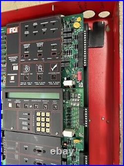 FCI 7200 Fire Alarm Control NAC Panel Complete Untested