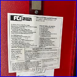 FCI 7200 Fire Alarm Control NAC Panel Complete Untested