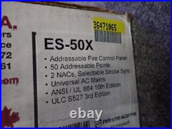 HONEYWELL Fire-Lite ES-50X 50-Point Addressable Fire Alarm Control Panel