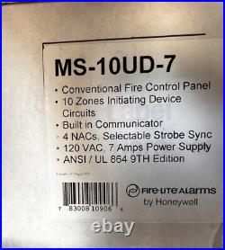 Honeywell FireLite MS-10UD-7 Fire Alarm Panel Brand New Sealed