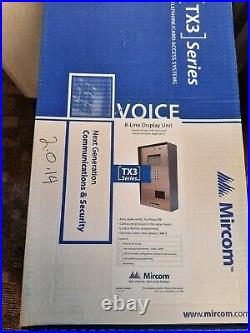 Mircom TX3 entry Panel 200 name phone line entry panel