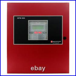 Notifier NFW-50XR Firewarden Addressable Fire Alarm Control Panel, Red