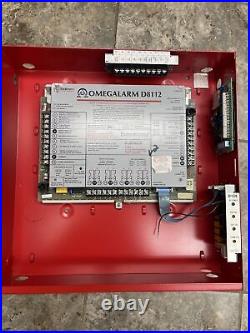 Omegalarm D8112 Radionics Control Unit Fire Alarm Control Panel Parts Repair