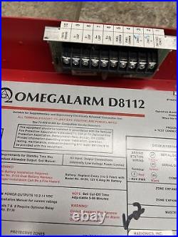 Omegalarm D8112 Radionics Control Unit Fire Alarm Control Panel Parts Repair