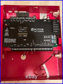 POTTER PFC-2000RC Fire Alarm Control Panel Pre-Owned