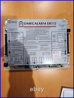 Radionics Bosch Omegalarm D8112 Fire Alarm Control Panel