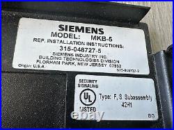 Siemens MKB-5 Fire Alarm Control Panel Keypad FREE SHIPPING