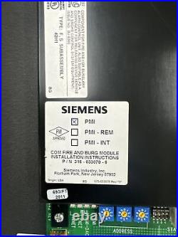 Siemens PMI Fire Finder XLS Interface Fire Alarm Control Panel VPM PSC-12 Repair