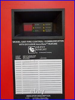 Silent Knight SK-5207 Fire Alarm Control Panel with SK-5210 Expander, SK-5198