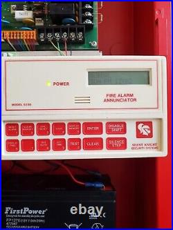 Silent Knight SK-5207 Fire Alarm Control Panel with SK-5210 Expander, SK-5198