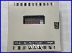 Simplex 4006-9102 Standard LifeAlarm Fire Alarm Control Panel New