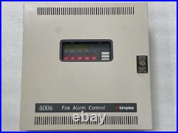 Simplex 4006-9102 Standard LifeAlarm Fire Alarm Control Panel New