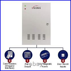 VS-AXESS-4DLX Four Door Access Control Panel + Software + Fire Alarm Ext. Board