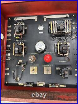 Vintage RARE! Edwards Fire Alarm Control Panel MD-4910 With Bell